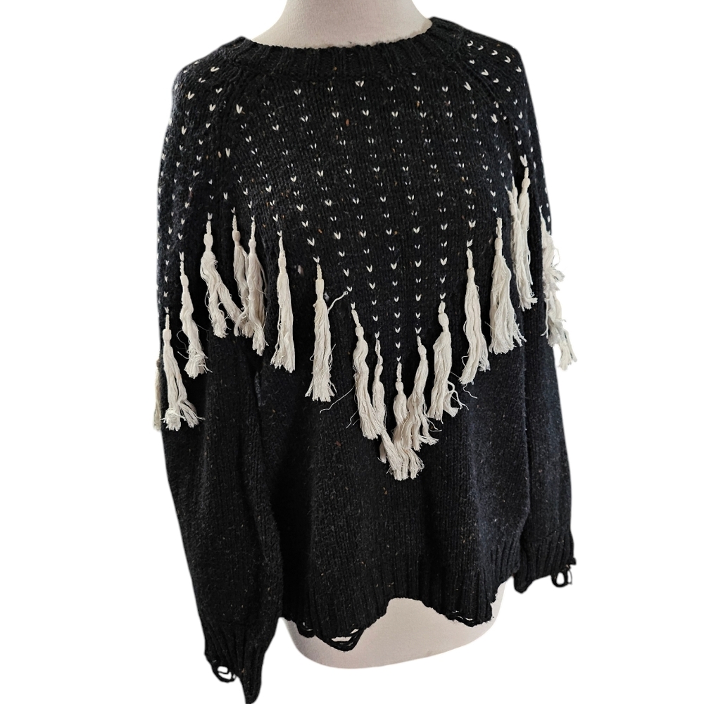 Wikdfox Effie Tassel Sweater